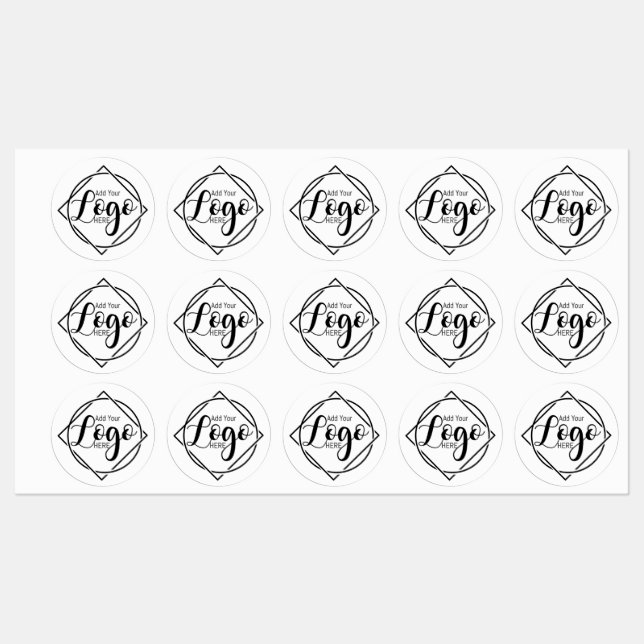 Cute Logo Custom Business Sticker | Personalised  (Sheet)