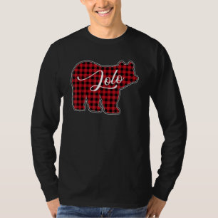 Cute Lolo Red Plaid Bear  Ideas Costume Matching F T-Shirt