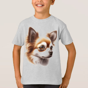 Cute Long Hair Chihuahua Puppy Mug T-Shirt