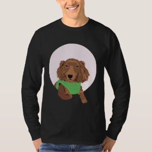 Cute Long Haired Dachshund T-Shirt