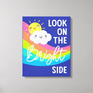 Cute Look on the Bright Side Canvas Print