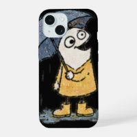 Cute Loop Character Rainy Day Phone Case
