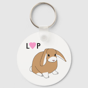 Cute Lop Rabbit Keychain