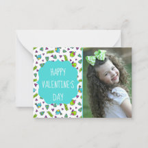 Cute Love Birds Valentine's Day Custom Photo Cards