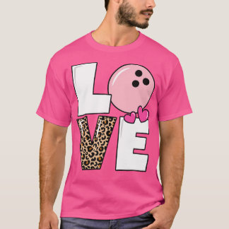 Cute Love Bowling Bowler Bowling T-Shirt