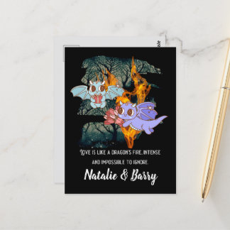 Cute Love Dragons Valentine Card