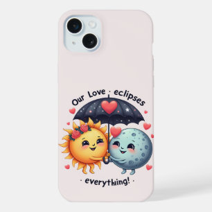 Cute Love Eclipses Everything Adorable iPhone 15 Plus Case