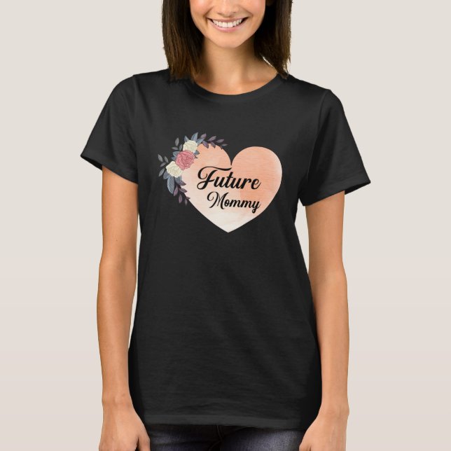 Cute Love Family Matching Motheru2019s Day Mom Wom T-Shirt (Front)