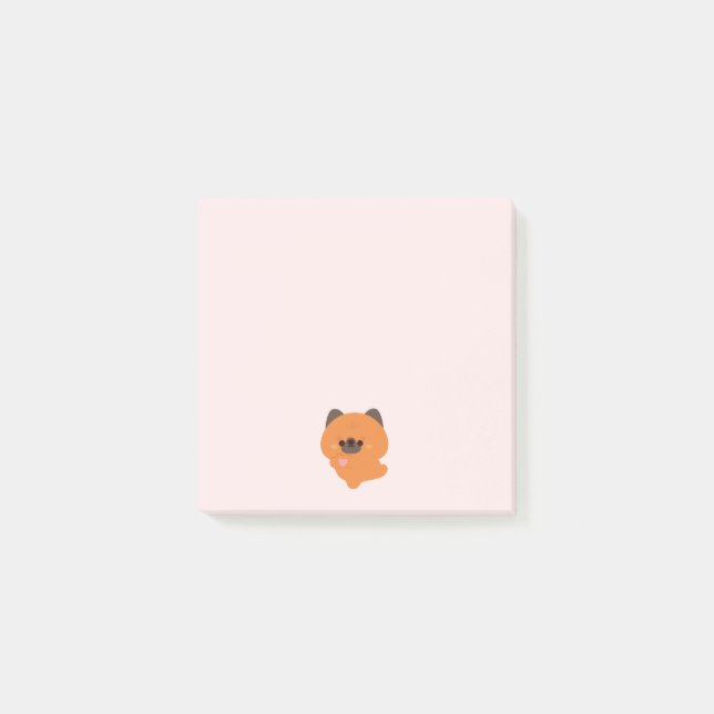 Cute Love German Shepherd Puppy Post-it Notes (Front)