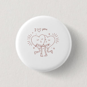 Cute Love Heart Accessory Pin