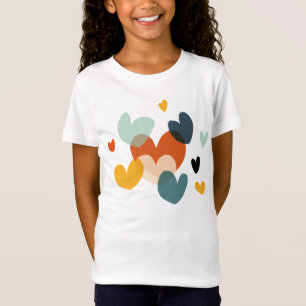 Cute Love Heart Drawings Heart Art Love Art Design T-Shirt