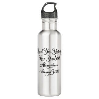 cute love heart valentines day 710 ml water bottle