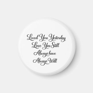 cute love heart valentines day magnet