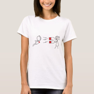 Cute Love Magnet T-Shirt – Funny Relationship 
