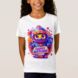 Cute Love & Ninja-Themed Art, Birthday Gift T-Shirt