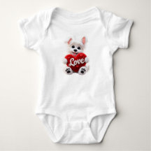 Cute Love Puppy Baby Desig
