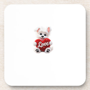  Cute Love Puppy Baby Desig Coaster