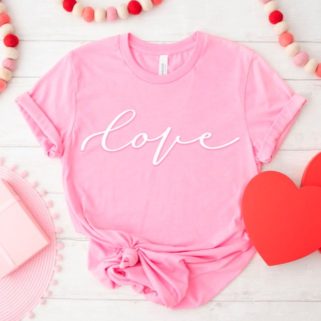 Cute Love Script Valentine’s Day Shirt (Creator Uploaded)