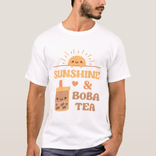 Cute Love Sunshine And Boba Tea T-Shirt