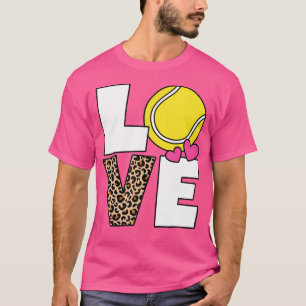 Cute Love Tennis Tennis Lover T-Shirt