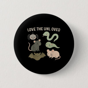 Cute Love The Unloved Pigeon Rat Frog Funny Animal 6 Cm Round Badge