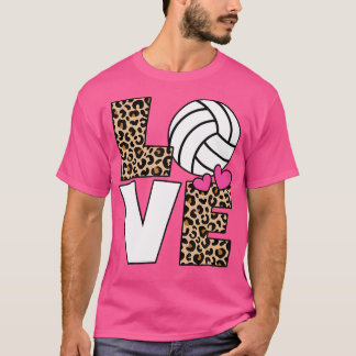 Cute Love Volleyball Volleyball Lover T-Shirt