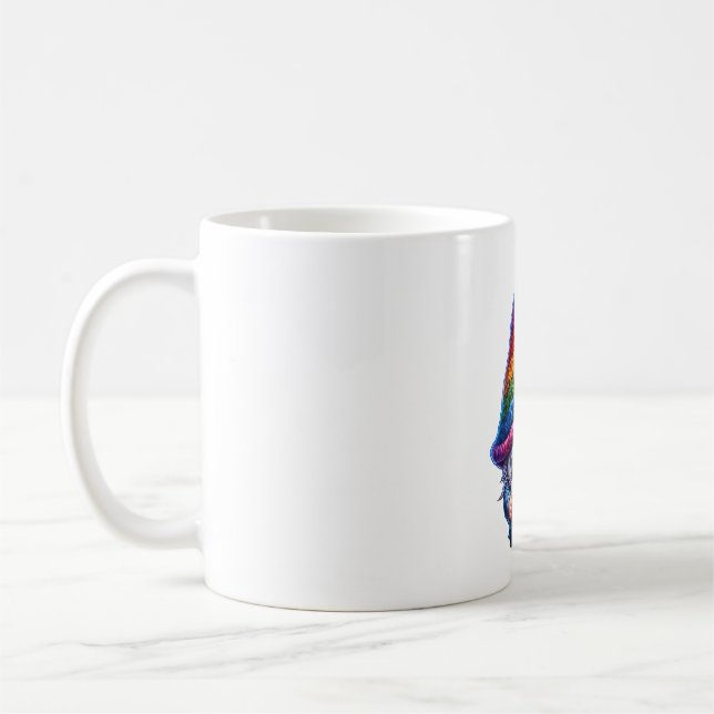 Cute Love Wins Gnome Coffee Mug (Left)