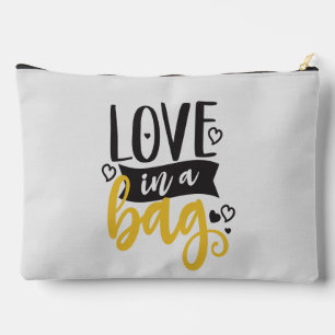 Cute love word art accessory pouch