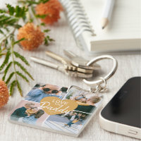 Cute Love You 'Daddy' Custom Photo Collage Heart