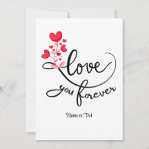 Cute Love You Forever Personalise