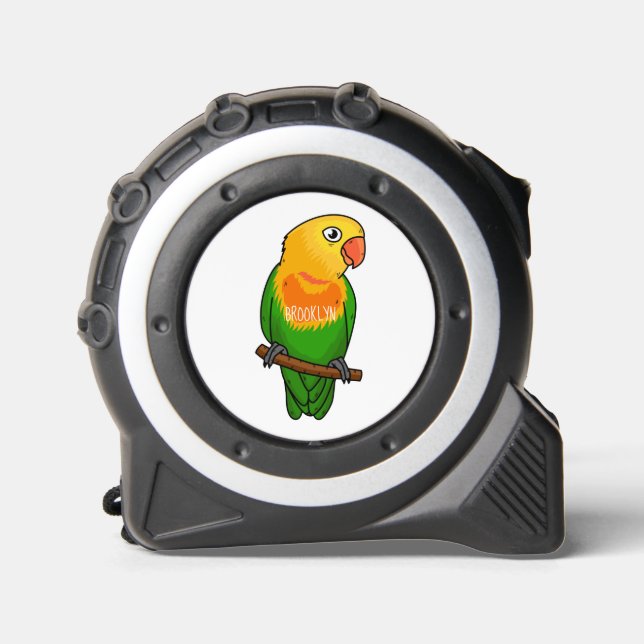 Cute lovebird cartoon parrot 1 (Front)