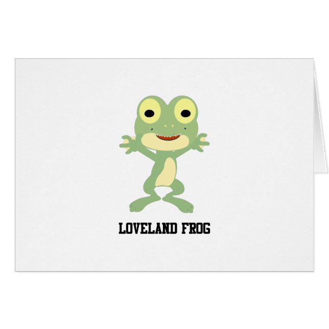 Cute Loveland Frog (Front Horizontal)