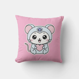 Cute lovely little adorable mouse cushion