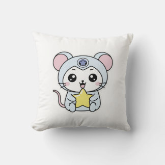 Cute lovely little adorable mouse cushion