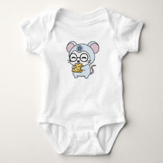 Cute lovely little mouse baby bodysuit