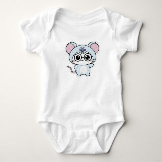 Cute lovely little mouse baby bodysuit