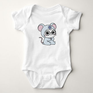 Cute lovely little mouse baby bodysuit