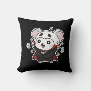 Cute lovely little mouse ready for Halloween Cushion