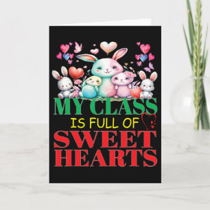Cute Lovely My Cl Is Full Of Sweet Hearts Valentin Card