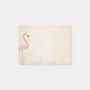 Cute Lovely  Stylish , Pink Flamingo Post-it Notes