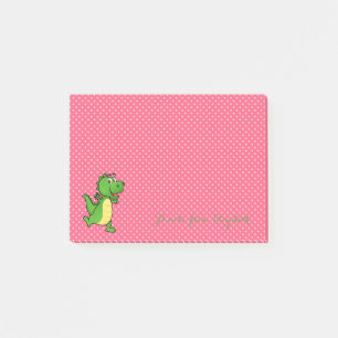 Cute Lovely Stylish ,Polka Dots,Happy Crocodile Post-it Notes