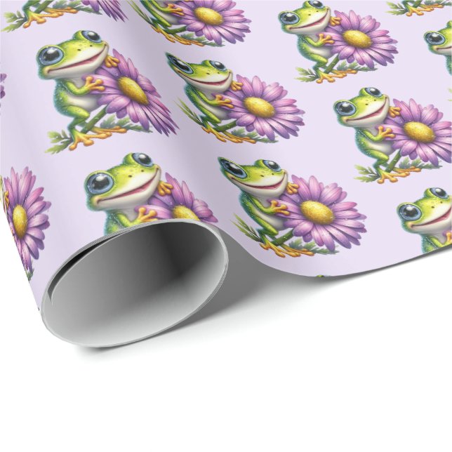 Cute lovers party customisable  wrapping paper (Roll Corner)