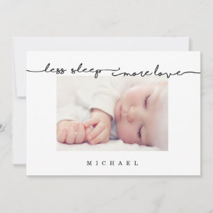 CUTE Loving birth announcement card • Quote