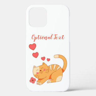 Cute Loving Orange Tabby Kitten  iPhone 12 Case