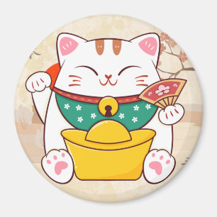 Cute Lucky Cat Magnet