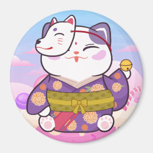 Cute Lucky Cat Magnet