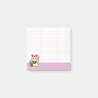Cute Lucky Cat Post-it Notes