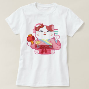 Cute Lucky Cat T-Shirt