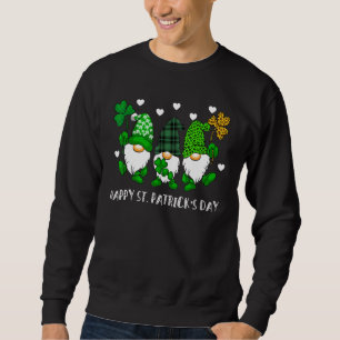Cute Lucky Gnome Happy St Patricks Day Family Outf Sweatshirt
