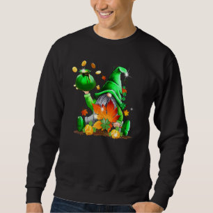 Cute Lucky Gnome Happy St Patricks Day Family Outf Sweatshirt